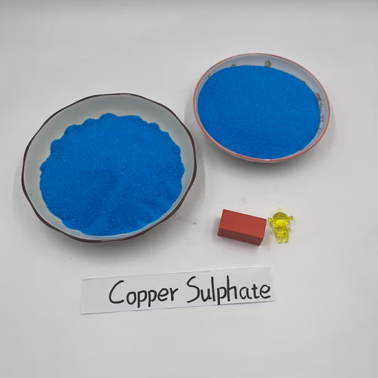 China Fabricante Linha CuSo4.5H2O Pedra de Cristal Azul Sulfato de Cobre para Venda