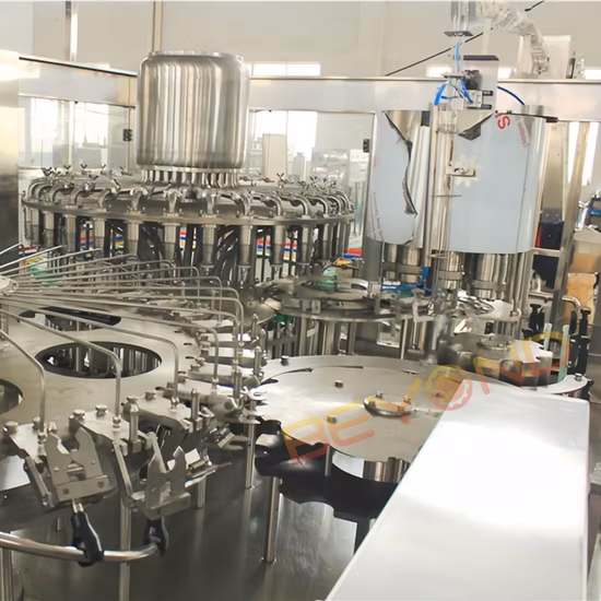 Máquina totalmente automática para envase de suco de laranja e suco de fruta sem gás